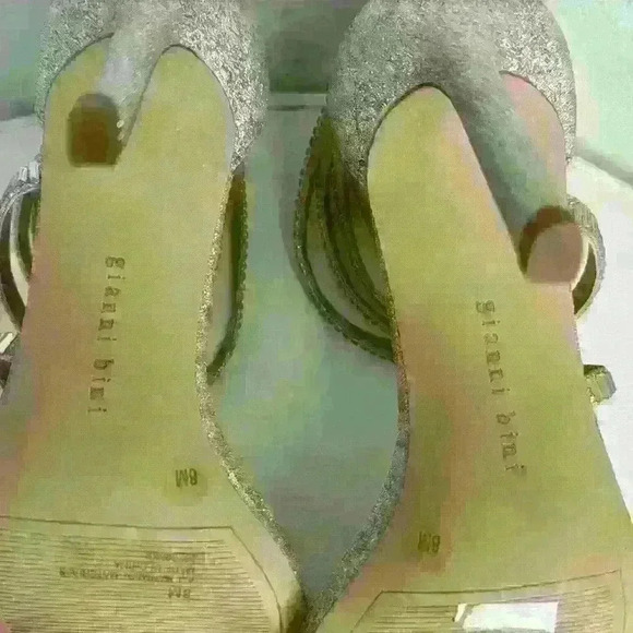 NWOT. Gianni Bini Shawn Sparkle Embellished Strappy Dress Sandal Heels. … - Picture 5 of 5